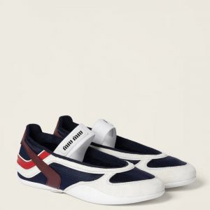 Балетки из технической ткани Miu Miu