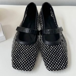 Балетки Marni с кристаллами