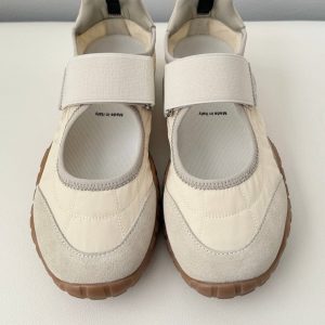 Балетки Miu Miu из технической ткани и замши