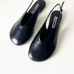 Балетки Jil Sander с открытой пяткой