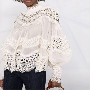 Блузка Zimmermann с кружевом