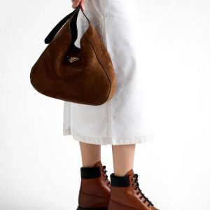 Ботинки на шнуровке Prada