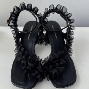 Босоножки Dries Van Noten с оборками