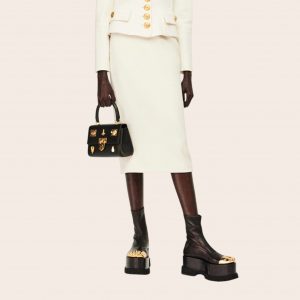 Ботинки Schiaparelli с эффектом обманки носка