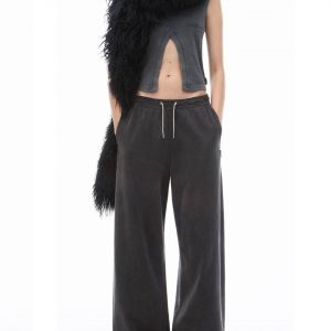 Брюки Alexander Wang спортивные из хлопка