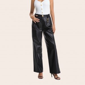 Брюки Schiaparelli кожаные