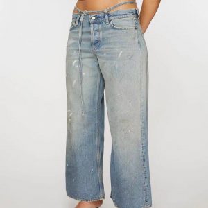 Джинсы Acne Studios с ремешком