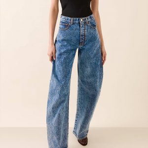 Джинсы Alaia Round