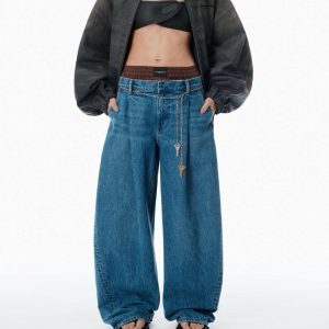 Джинсы-баллоны Alexander Wang