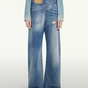 Джинсы Maison Margiela с деконструкцией