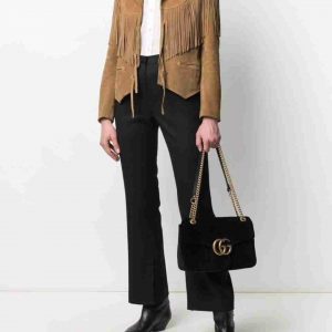 Куртка Saint Laurent с бахромой