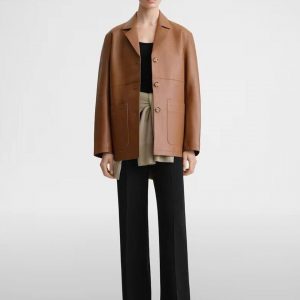 Кожаная куртка Toteme