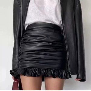 Юбка Saint Laurent с драпировкой