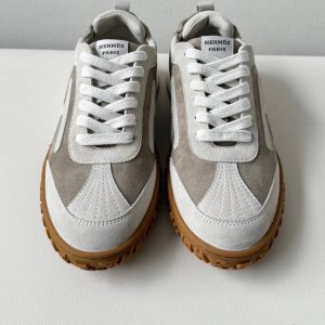 Кеды замшевые Hermes