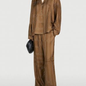 Костюм Toteme с монограммой