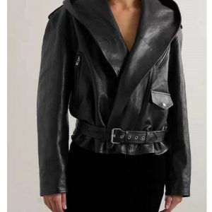 Куртка Alaia с капюшоном