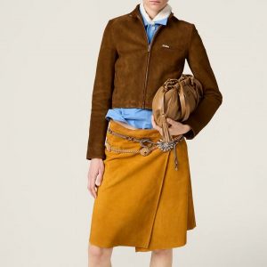 Куртка Miu Miu Suede