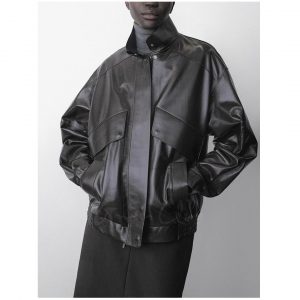 Куртка The Row из кожи