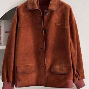 Куртка замшевая Prada