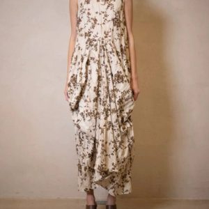 Платье Uma Wang с цветочным принтом