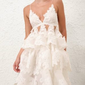 Платье Zimmermann Crush с ярусами