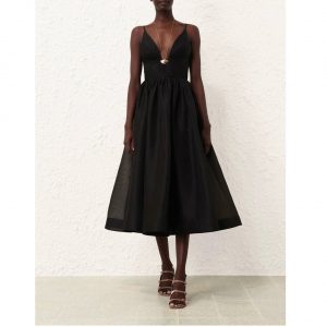 Платье Zimmermann с глубоким декольте