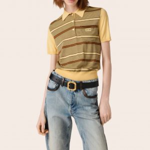 Поло Miu Miu на резинке