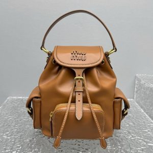 Рюкзак Miu Miu кожаный