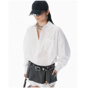 Рубашка Alexander Wang с баской