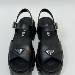 Босоножки Prada с застежкой