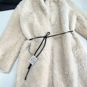 Дублёнка Loewe с кожаным ремешком