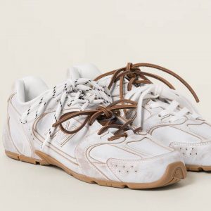 Кроссовки Miu Miu с цветными шнурками