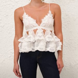 Топ Zimmermann с оборками