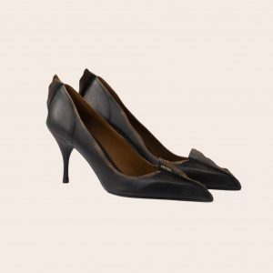 Туфли Prada из антикварной кожи