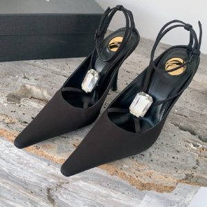 Туфли Saint Laurent из сатина