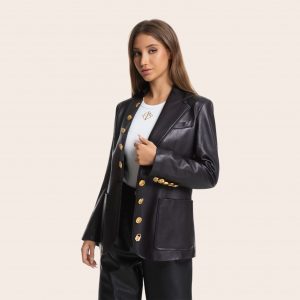 Жакет Schiaparelli кожаный